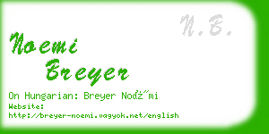 noemi breyer business card
